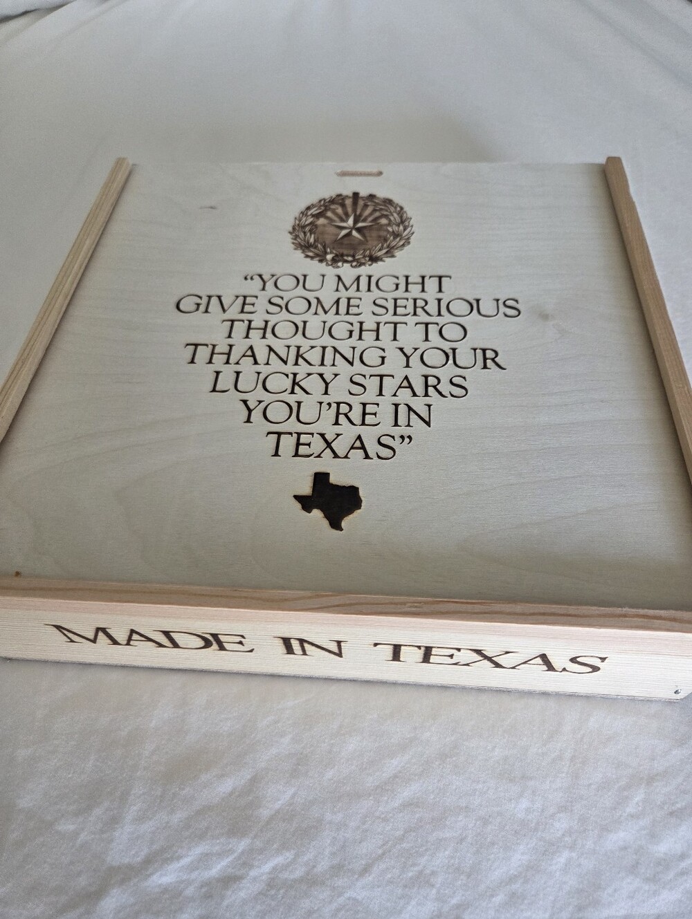 Made In Texas Wooden Gift Box